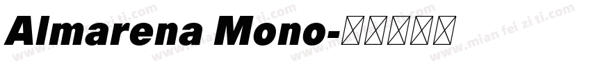 Almarena Mono字体转换